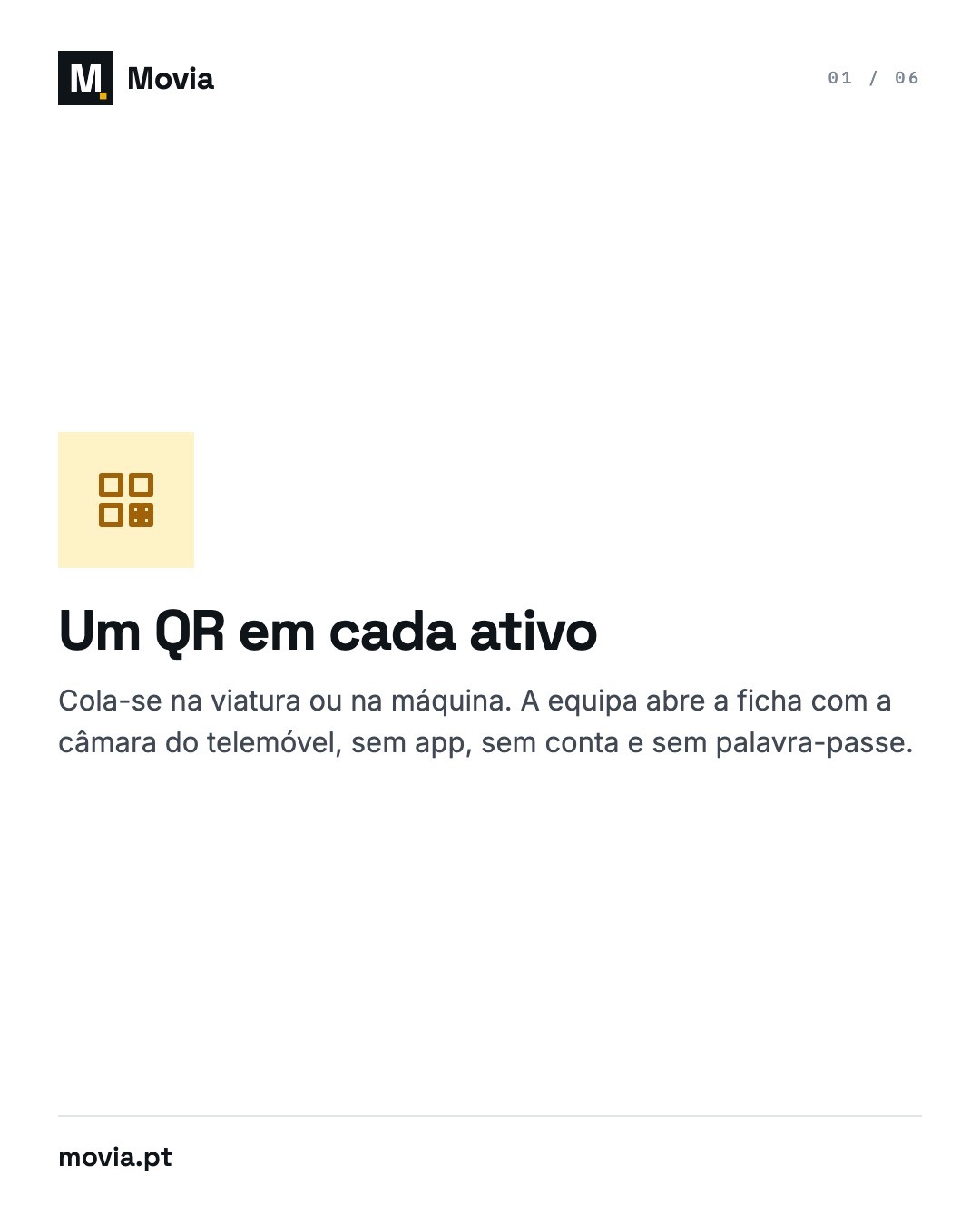 Criativo Movia: Slide 2/8 · Instagram 4:5