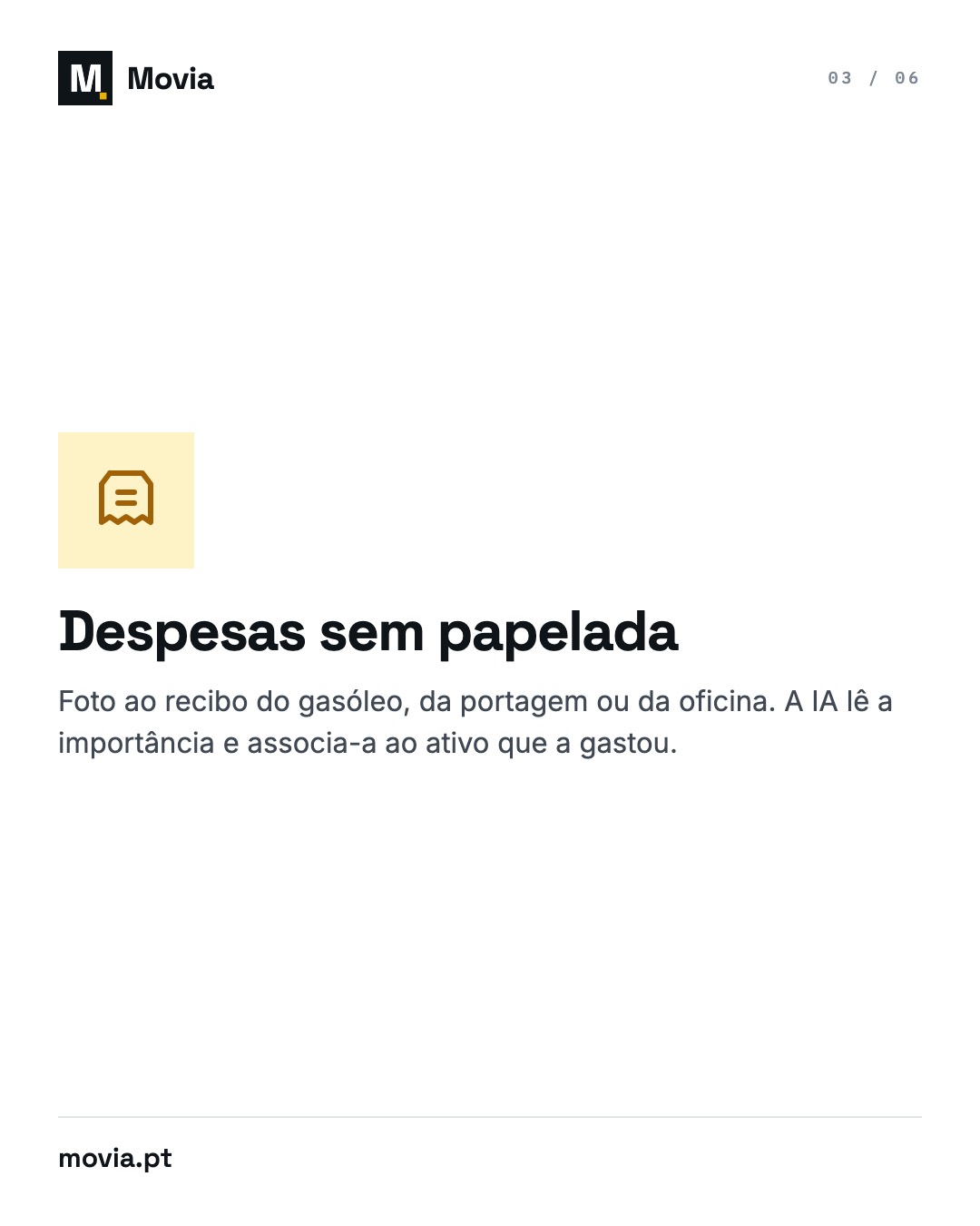 Criativo Movia: Slide 4/8 · Instagram 4:5