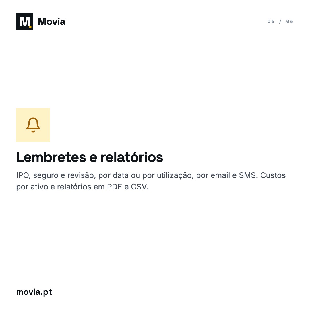 Criativo Movia: Slide 7/8 · Facebook 1:1